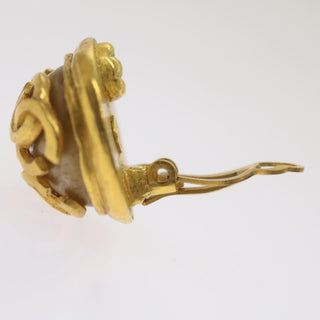 Chanel Vintage Triple cc earrings Metal