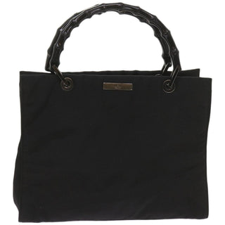 Gucci Bamboo Shopper Tote Canvas