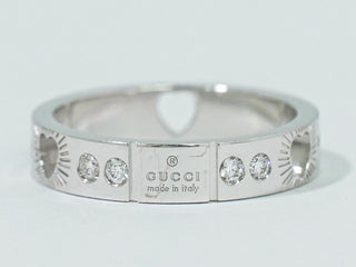Gucci Icon Ring 18K White Gold