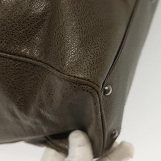 Salvatore Ferragamo Gancini Buckle Shoulder Bag Leather