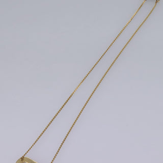 Christian Dior CD Pendant Necklace Gold-plated