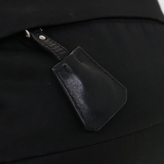 Prada Zip Messenger Bag Horizontal Quilt Tessuto