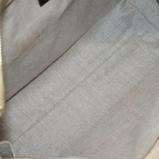 Fendi Pequin Roll Tote Canvas and Leather