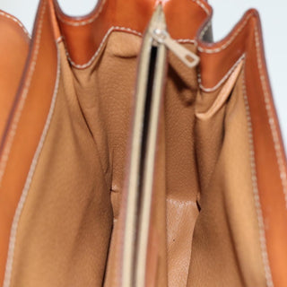 Celine Vintage Convertible Top Handle Bag Macadam Coated Canvas