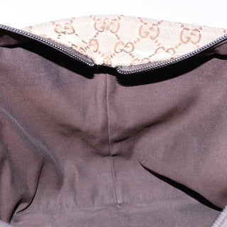 Gucci Web Zip Tote GG Canvas