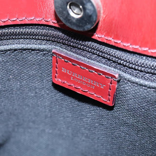 Burberry Top Handle Tote Haymarket Coated Canvas