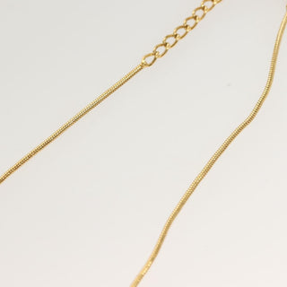 Christian Dior D logo Pendant Necklace Metal