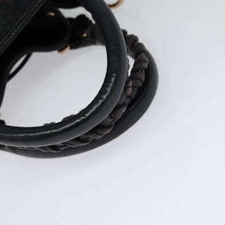 Balenciaga Pom Pon Giant Studs Bag Leather