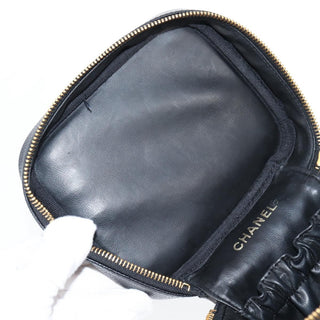 Chanel Vintage Timeless Cosmetic Case Caviar