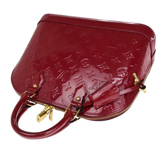 Louis Vuitton Alma Handbag Monogram Vernis