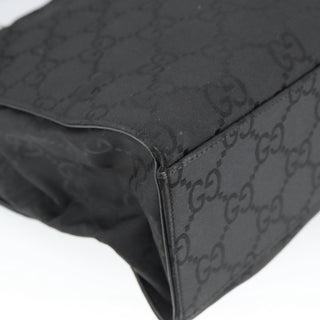 Gucci Vintage Bamboo Handle Tote GG Nylon