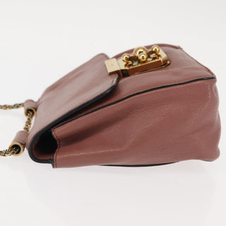 Chloe Elsie Chain Shoulder Bag Leather