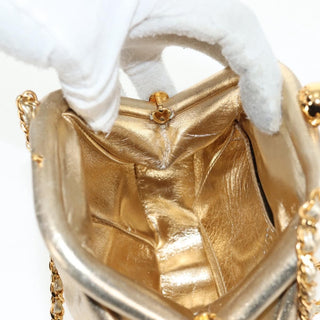 Chanel Vintage Timeless Kisslock Coin Purse Leather