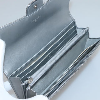 Chanel L-Flap Wallet Chevron Patent