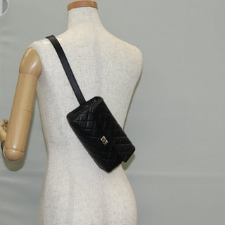 Chanel Uniform Reissue Belt Bag Quilted Grained Leather