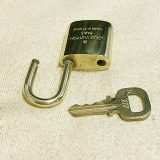 Louis Vuitton Cadenas Bag Charm Metal with Enamel