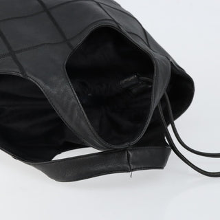 Chanel Square Stitch Tassel Hobo Quilted Leather