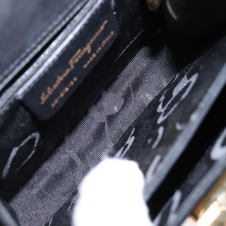 Salvatore Ferragamo Convertible Top Handle Bag Leather