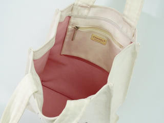 Chanel Cruise Tote Printed Canvas