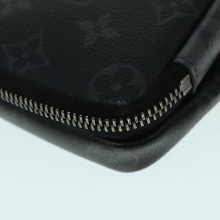 Louis Vuitton Double Phone Pouch Reverse Monogram Eclipse Canvas