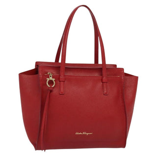 Salvatore Ferragamo Amy Tote Pebbled Leather
