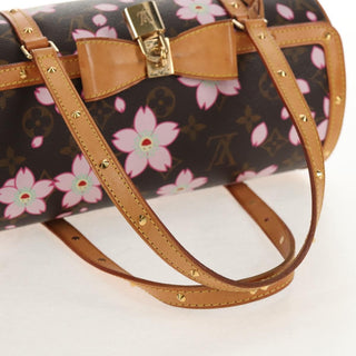 Louis Vuitton Papillon Handbag Limited Edition Cherry Blossom Monogram