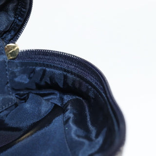 Christian Dior Saddle Zip Pouch Diorissimo Canvas