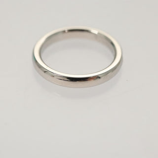 Tiffany & Co. Elsa Peretti 1 Diamond Stacking Band Ring 950 Platinum with Diamond