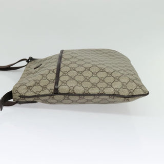 Gucci Zip Top Messenger Bag GG Coated Canvas