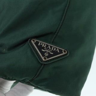 Prada Grommet Lock Flap Chain Shoulder Bag Leather