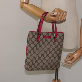 Gucci Joy Plus Flat Tote GG Coated Canvas