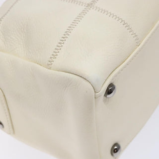 Chanel Square Stitch Duffle Bag Quilted Caviar