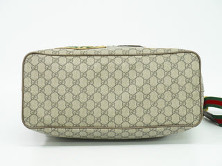 Gucci Courrier Convertible Soft Open Tote GG Coated Canvas with Applique