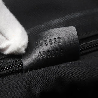 Gucci Zip Messenger Bag GG Canvas with Perforated Leather