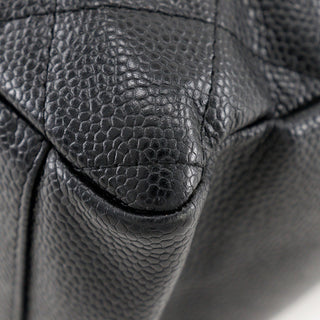 Chanel Petite Shopping Tote Quilted Caviar