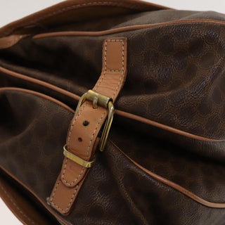 Celine Vintage Macadam Shoulder Bag Canvas