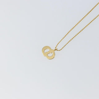 Christian Dior CD Pendant Necklace Metal and Crystals