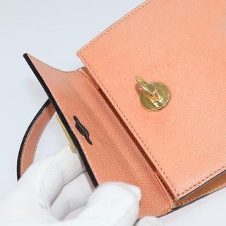 Celine Vintage Convertible Turnlock Top Handle Bag Leather