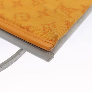 Louis Vuitton Double Flat Messenger Bag Limited Edition Logo Story Monogram Canvas and Denim