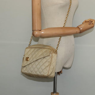 Chanel Vintage Front Pocket Camera Bag Satin