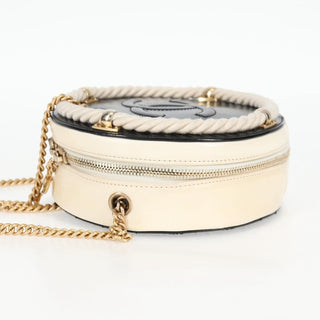 Chanel En Vogue Round Bag Crumpled Calfskin