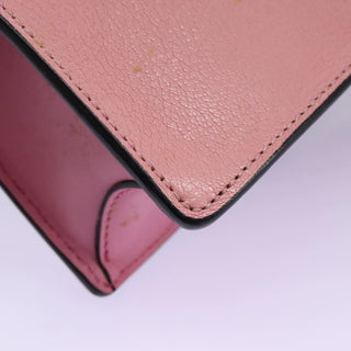 Miu Miu Madras Crystal Buckle Shoulder Bag Leather