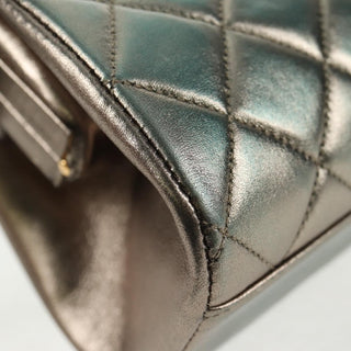 Chanel Vintage Chain Frame Bag Quilted Lambskin