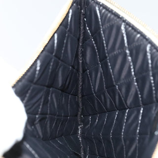 Chanel Pearl O Case Clutch Quilted Lambskin and Calfskin