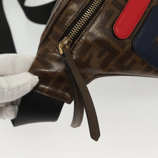 Fendi Mania Logo Waist Bag Zucca Coated Canvas
