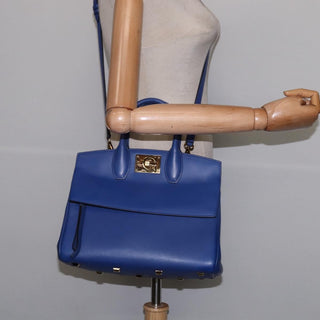 Salvatore Ferragamo Studio Satchel Leather