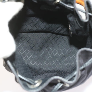 Gucci Vintage Bamboo Shoulder Bag Nylon