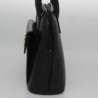 Celine Circle Logo Handbag Leather