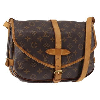 Louis Vuitton Saumur Handbag Monogram Canvas