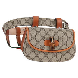 Gucci Bamboo 1947 Belt Bag GG Coated Canvas